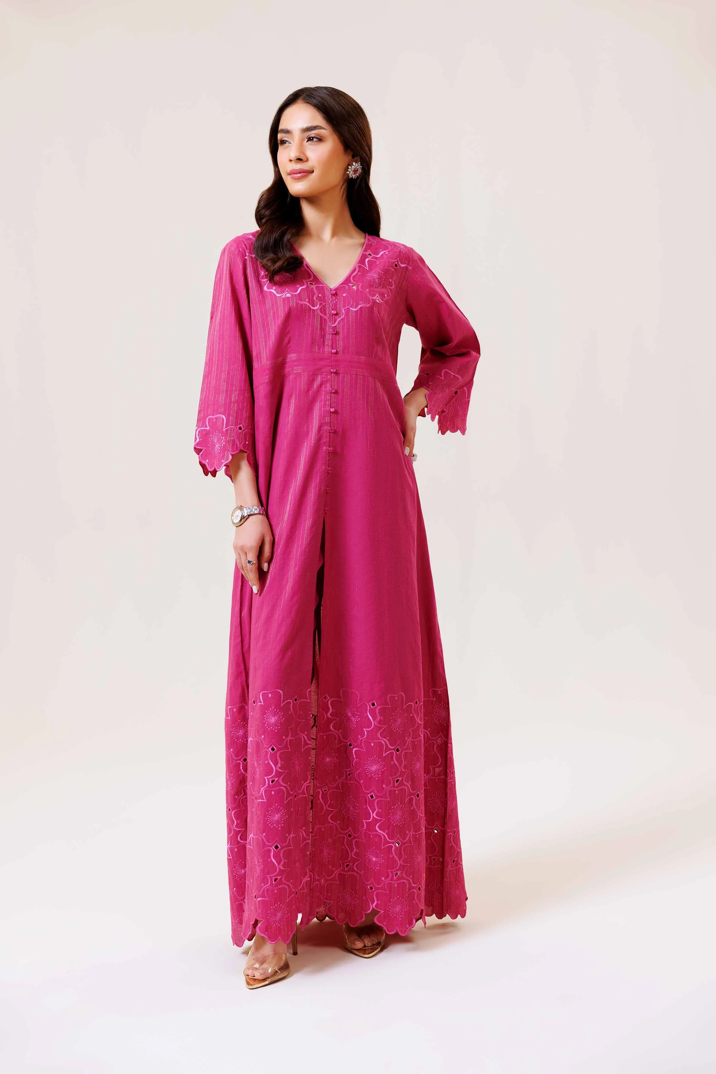 2 Piece - Embroidered Suit - KFE24-101