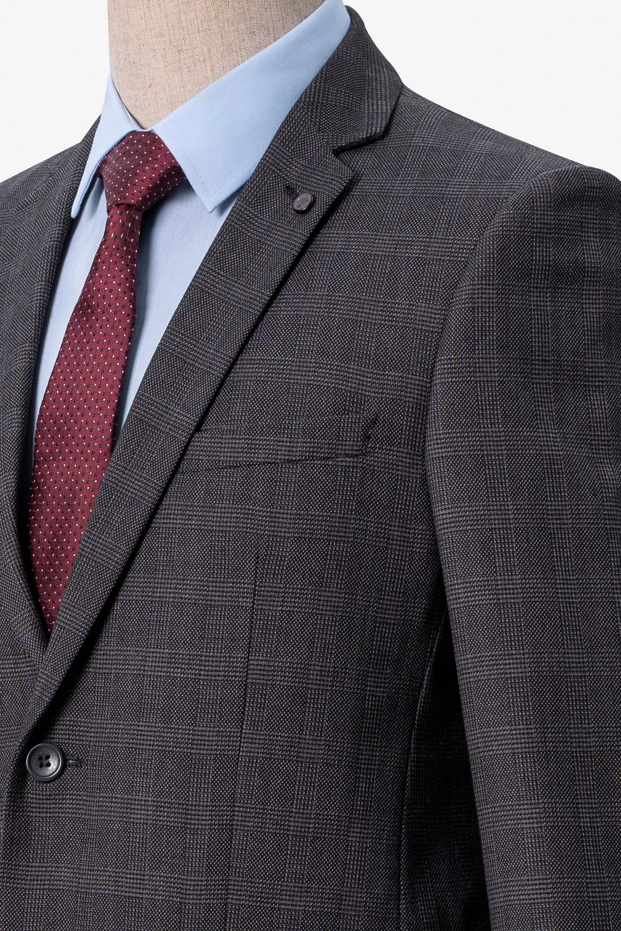 2 PIECE SUIT DARK GREY