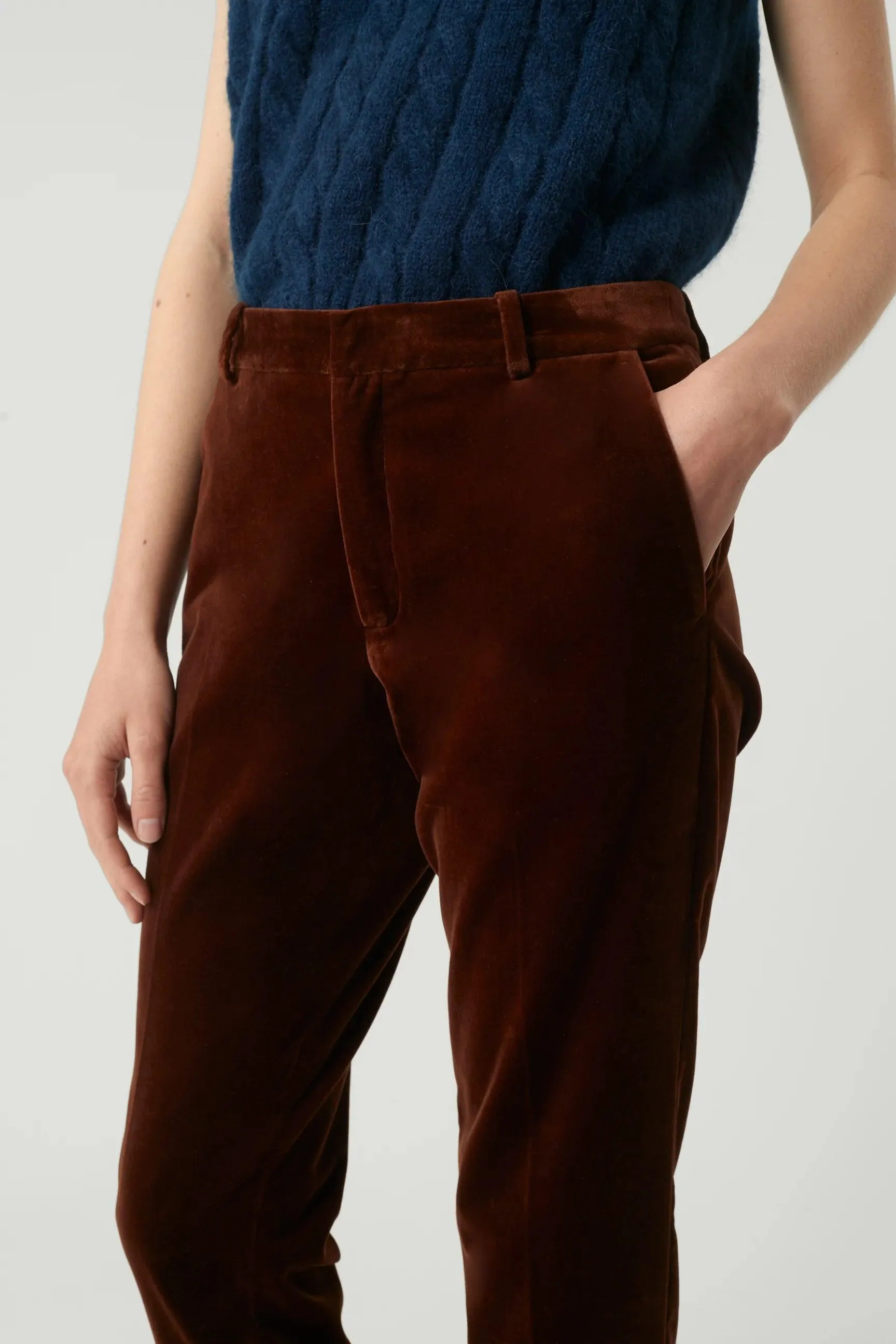 Adele Velvet Pant by Soeur