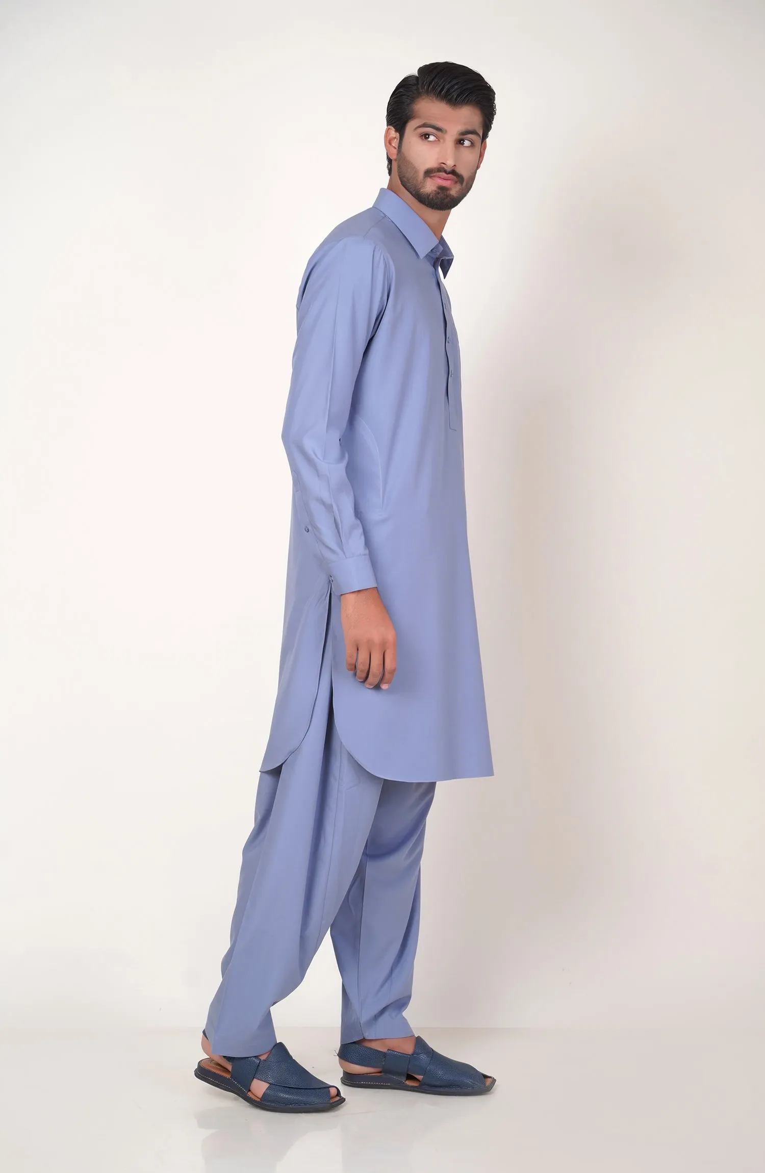 Basic Shirt Collar Shalwar Suit