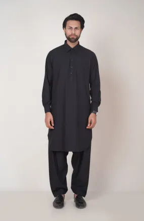 Basic Shirt Collar Shalwar Suit