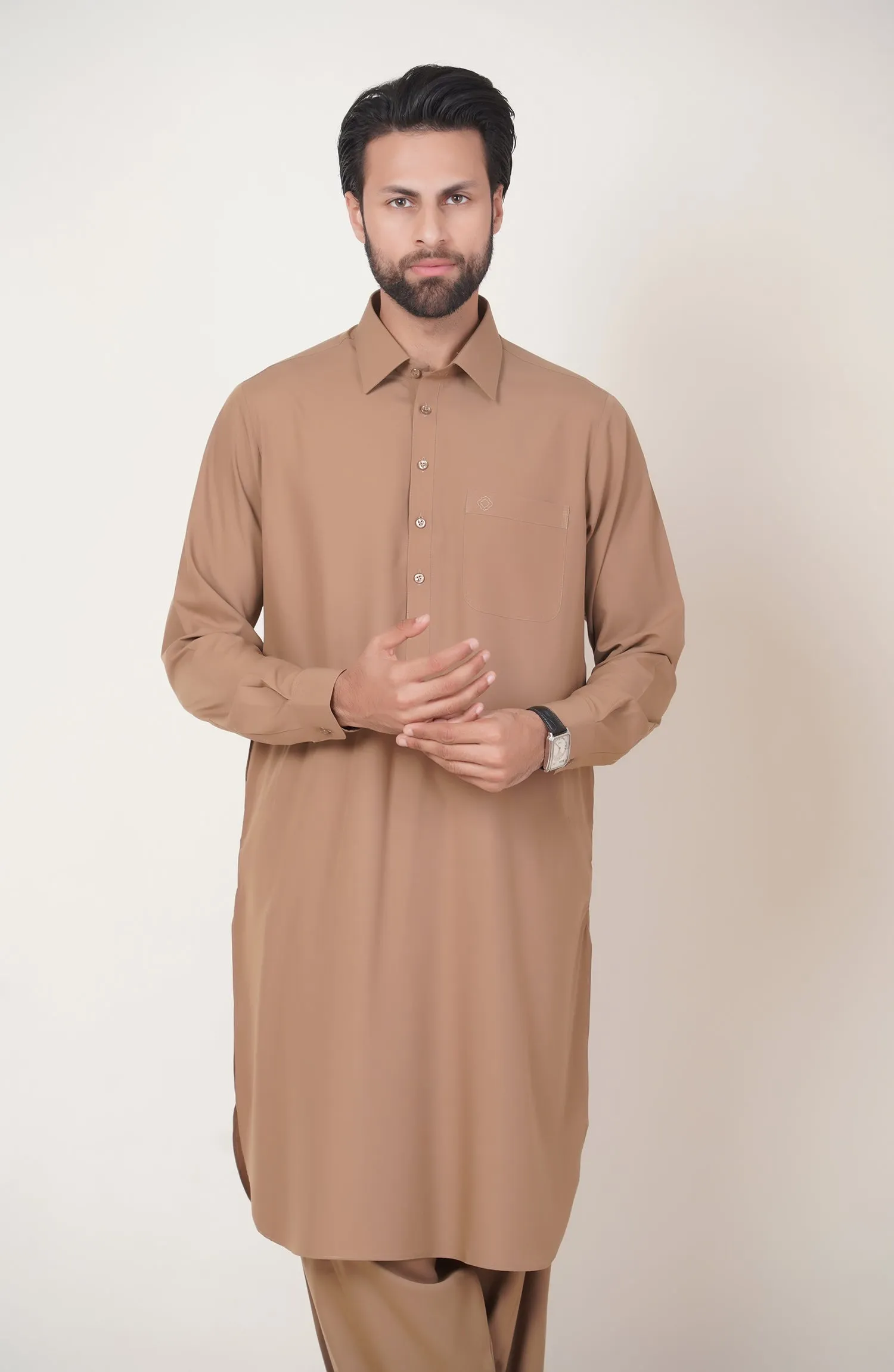 Basic Shirt Collar Shalwar Suit