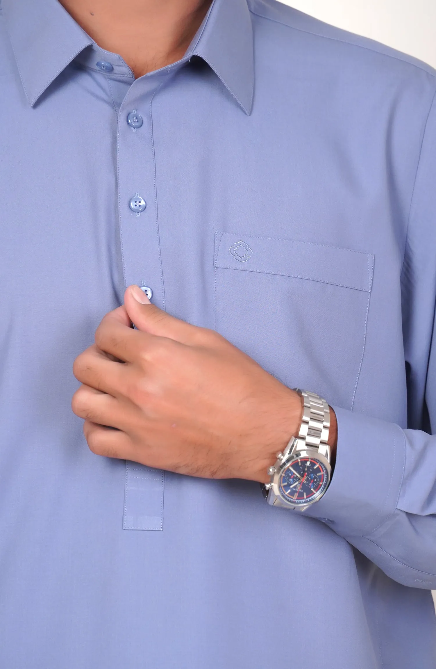 Basic Shirt Collar Shalwar Suit