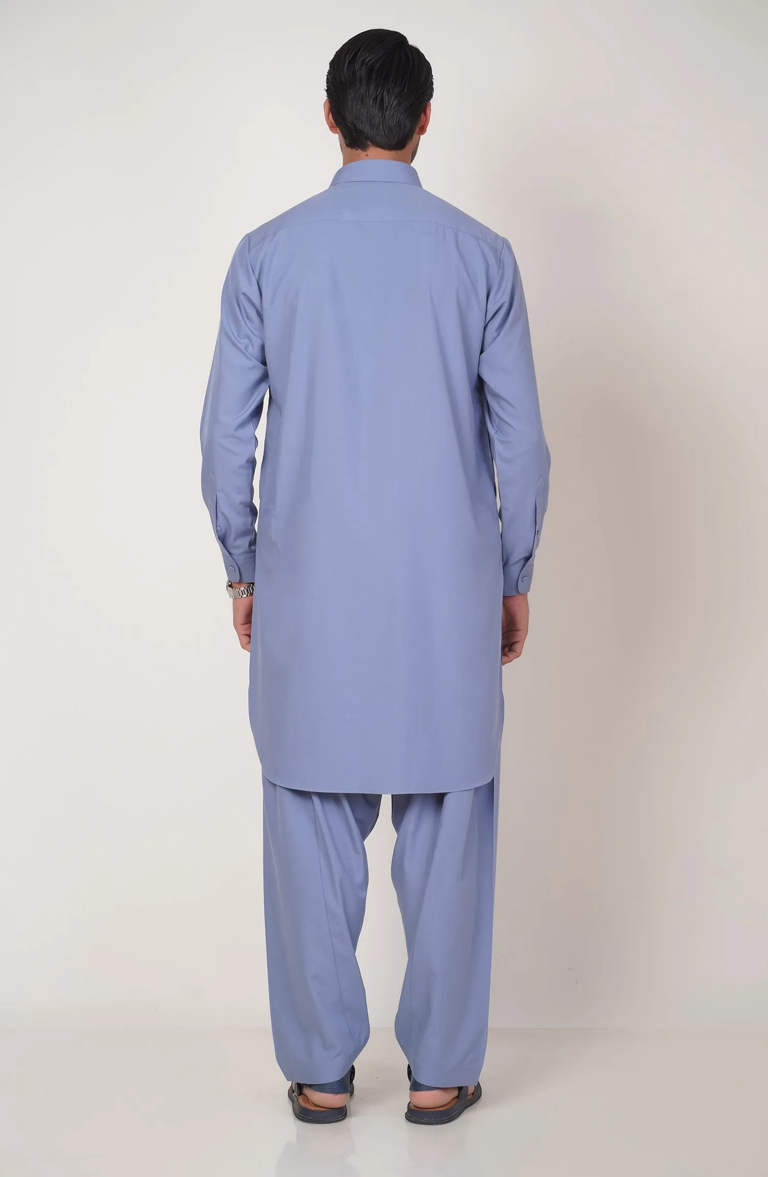 Basic Shirt Collar Shalwar Suit