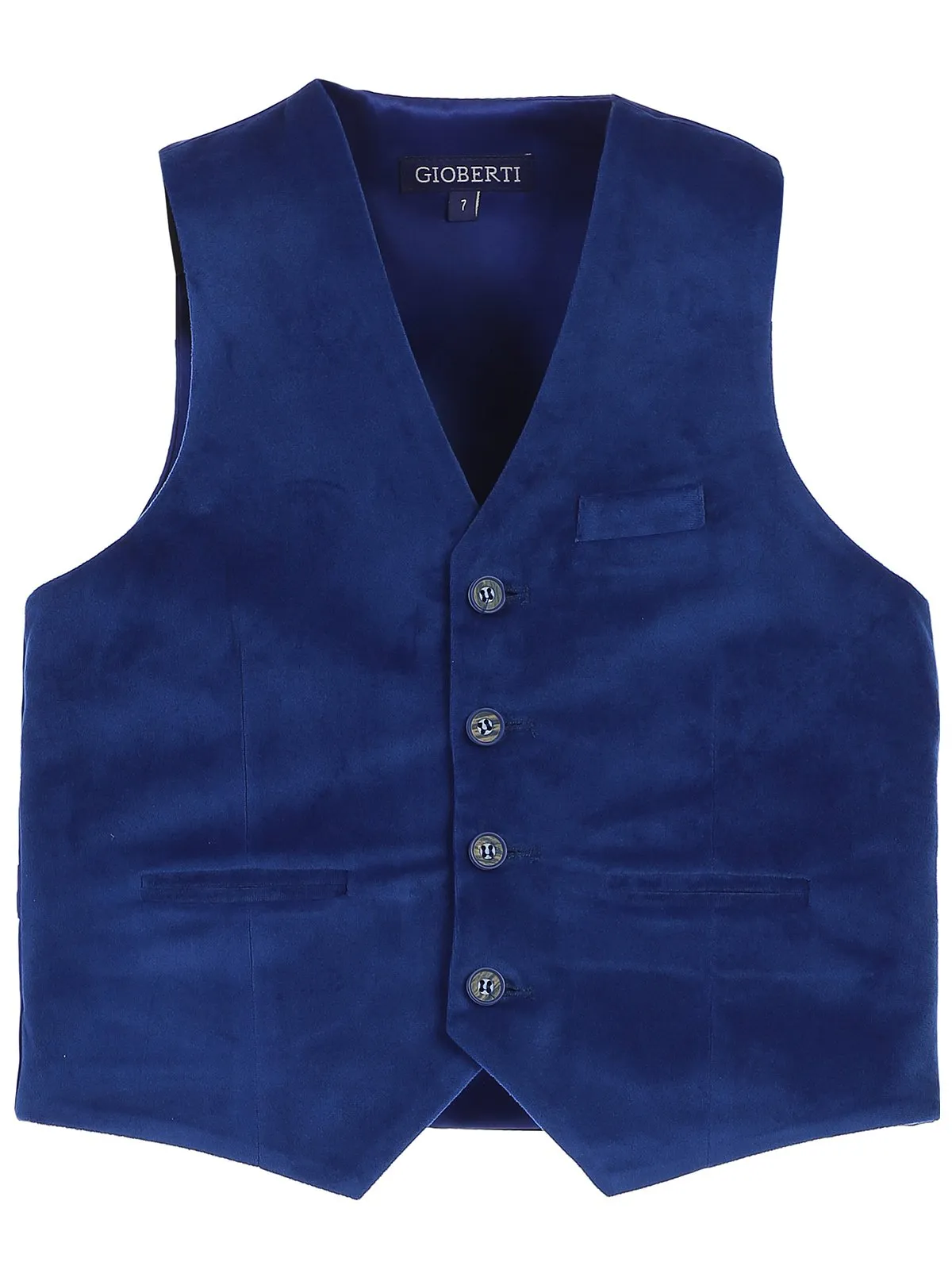 Boy's Velvet Suit Vest