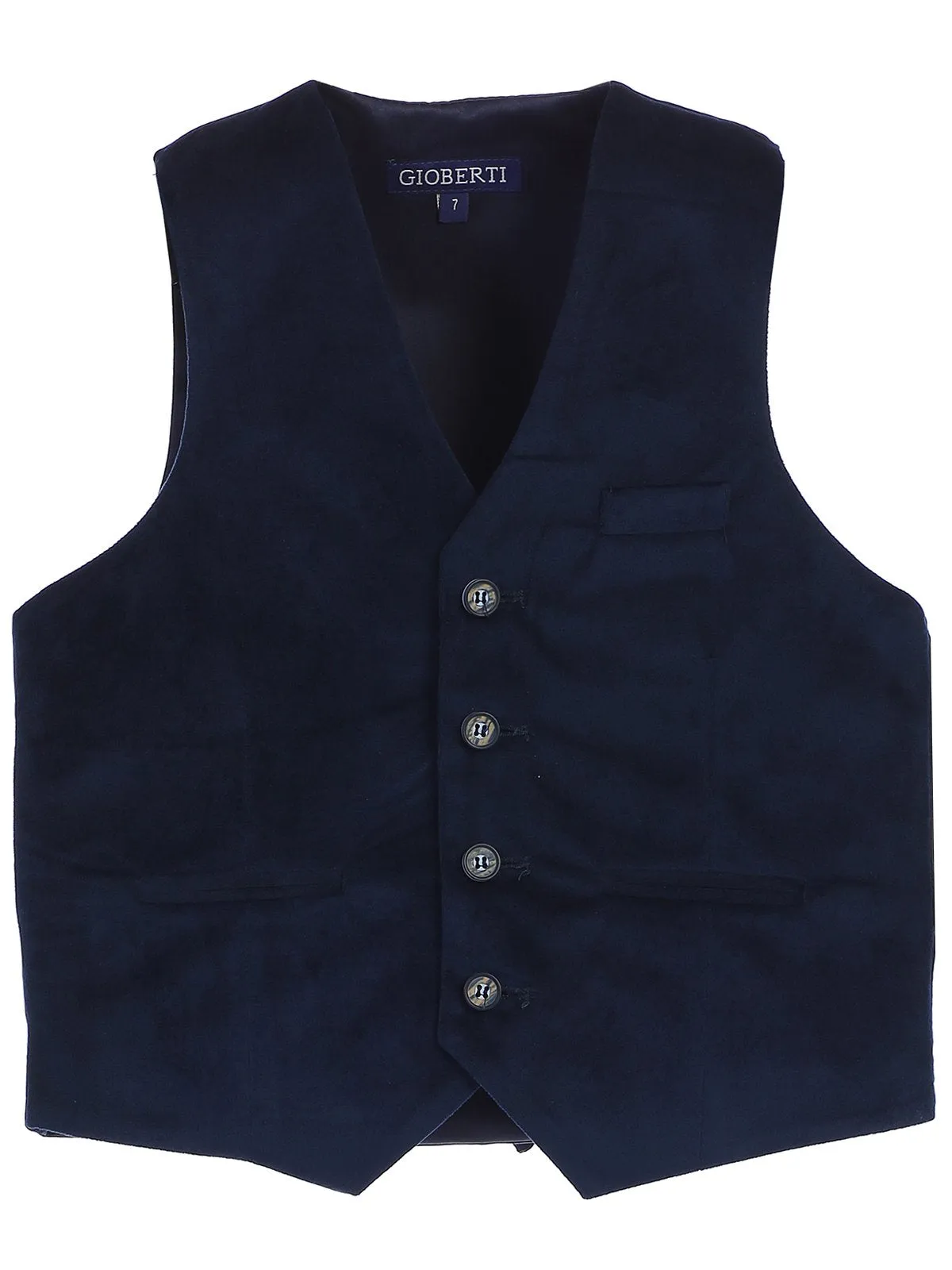 Boy's Velvet Suit Vest