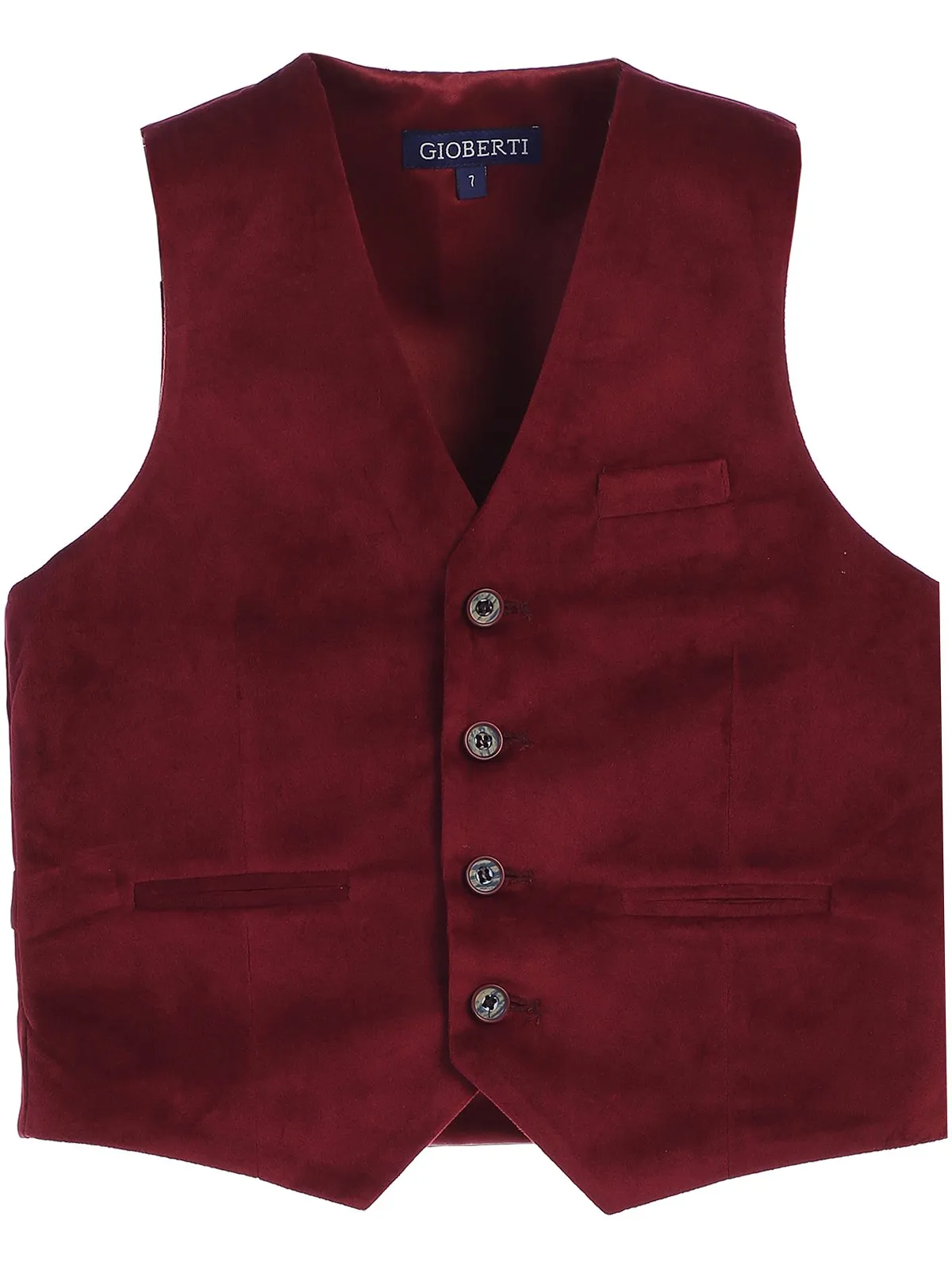 Boy's Velvet Suit Vest