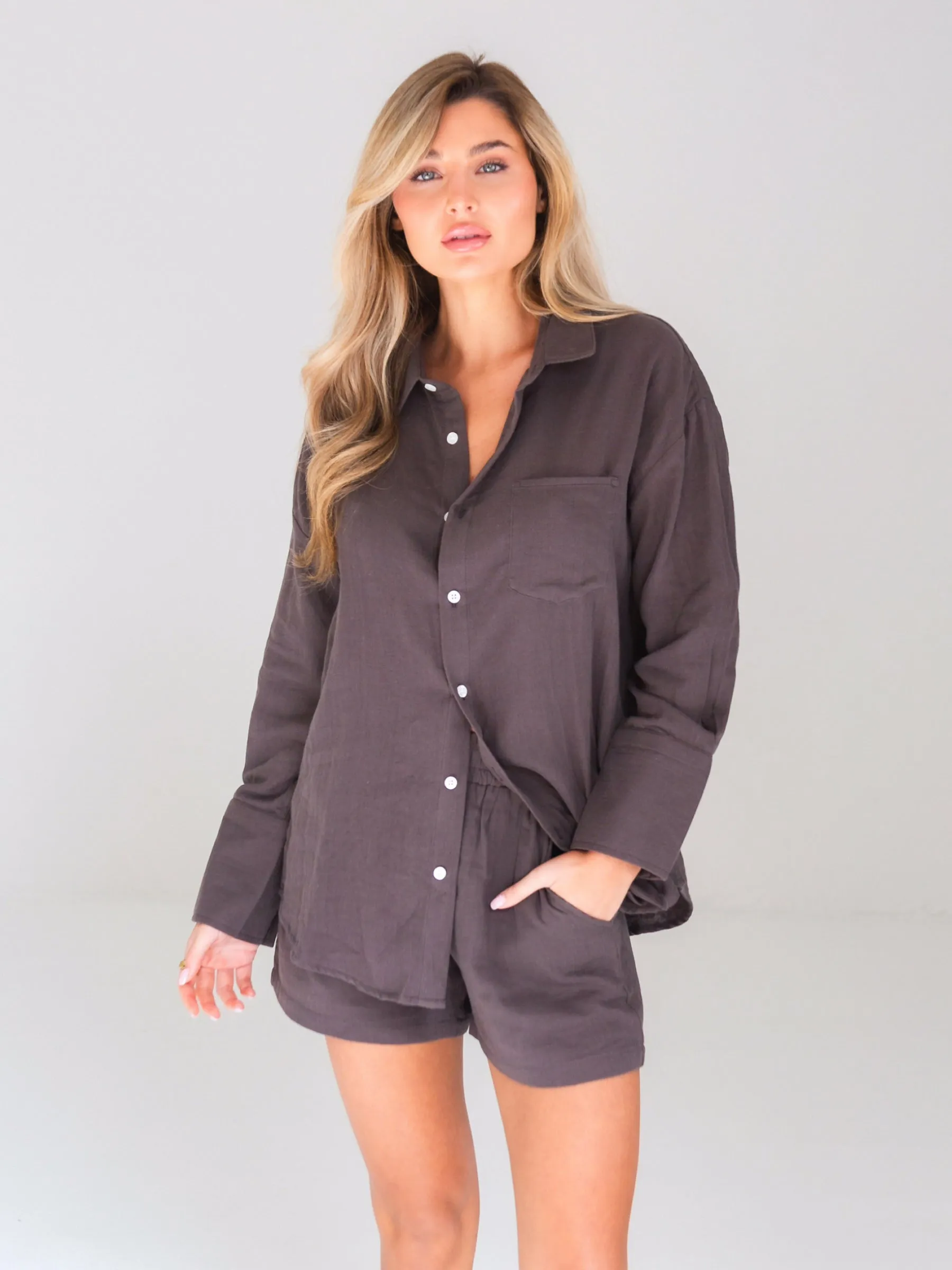 Camilla Shirt - Mocha