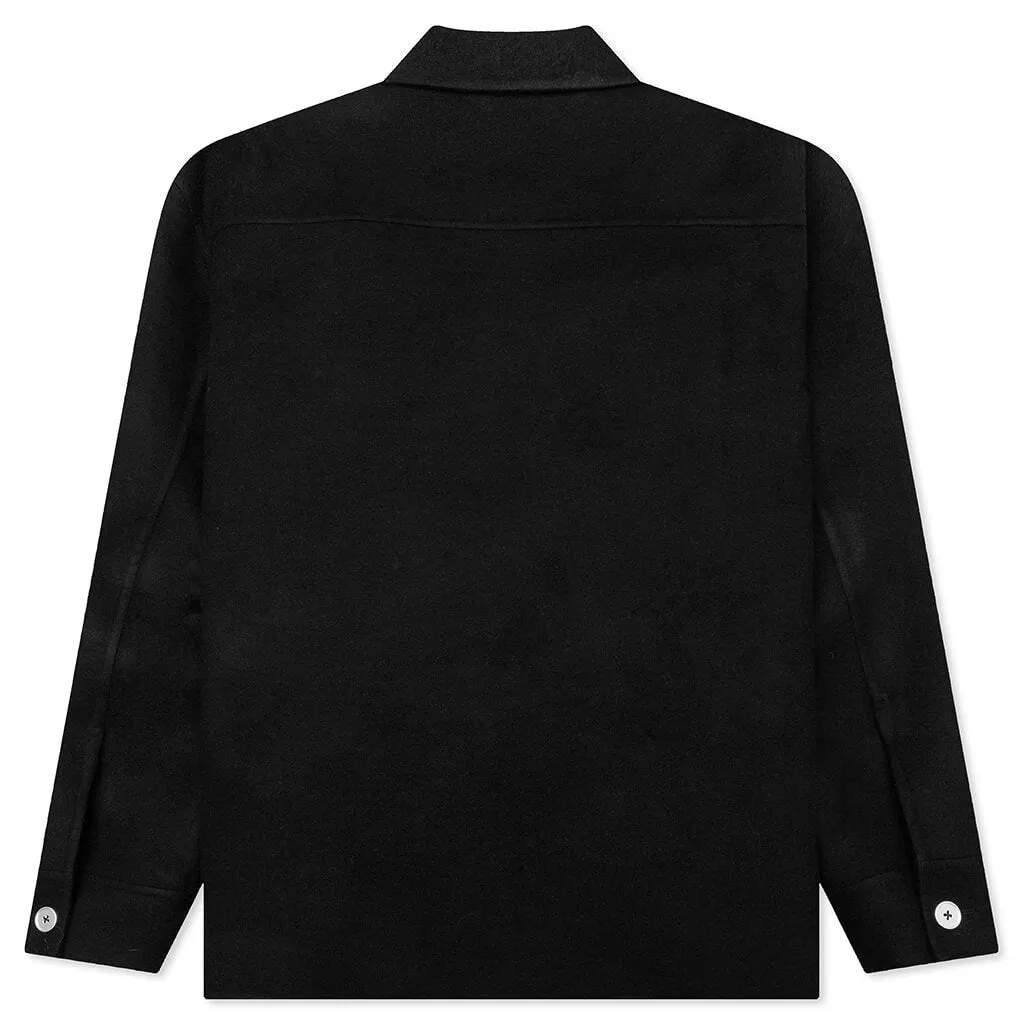 Cashmere Outer Shirt - Black