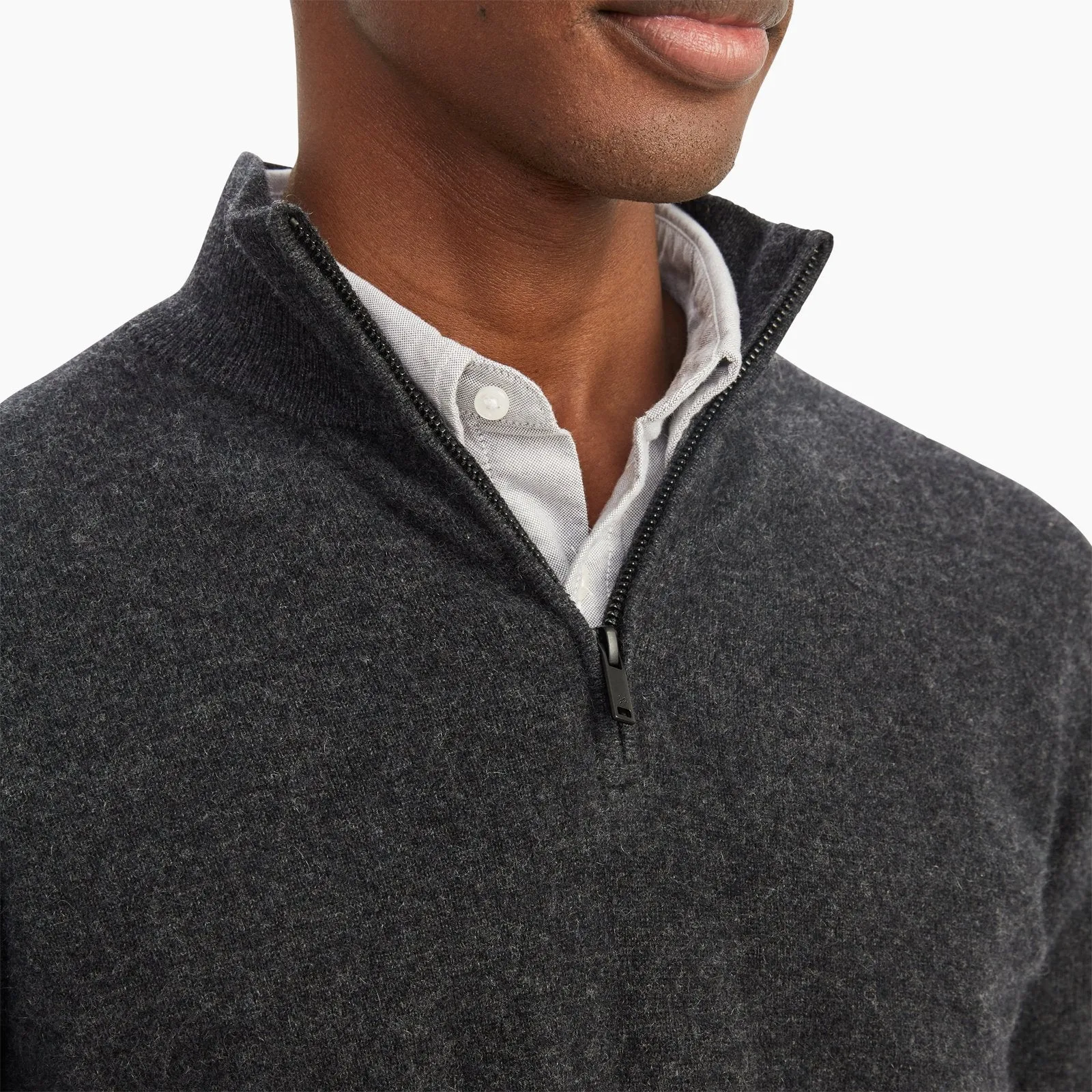 Cashmere Quarter Zip