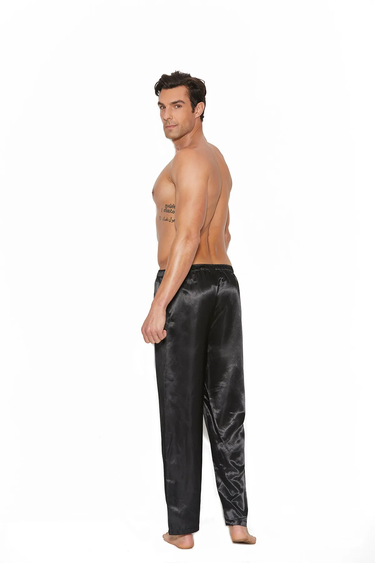 Charmeuse satin unisex pants