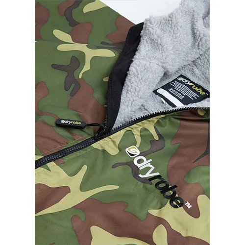 Dryrobe Advance Changing Robe Long Sleeved - Camo/Grey