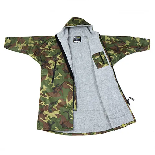 Dryrobe Advance Changing Robe Long Sleeved - Camo/Grey