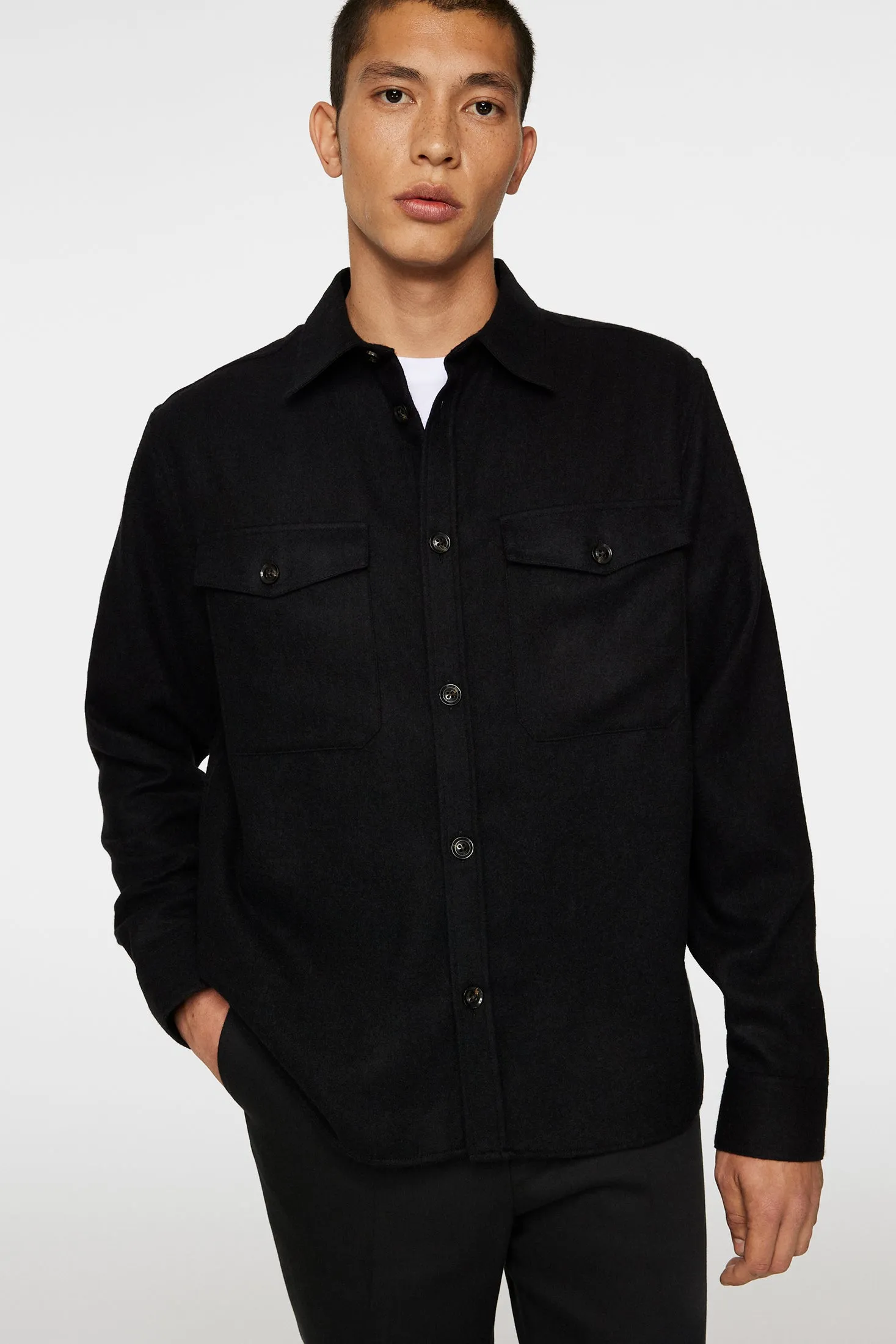 Flat Wool Overshirt