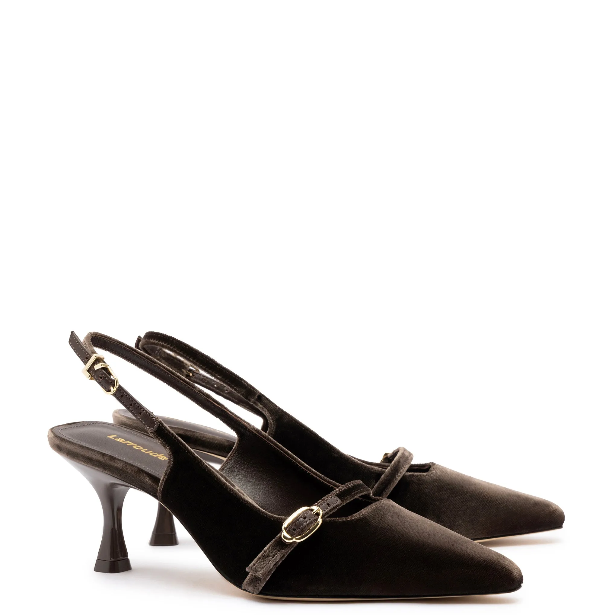 Ines Pump In Expresso Velvet