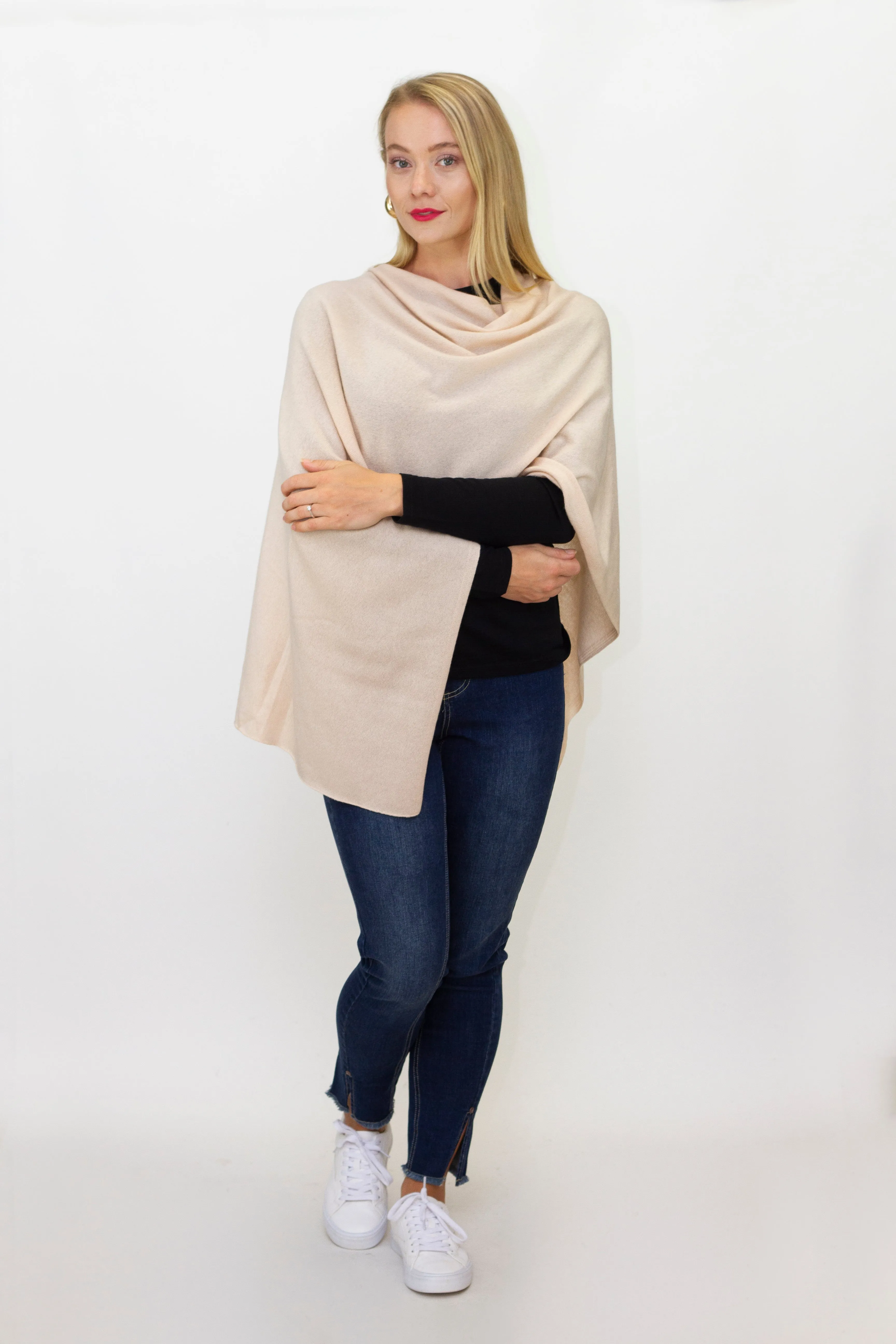 Kasmiri - Cashmere Poncho