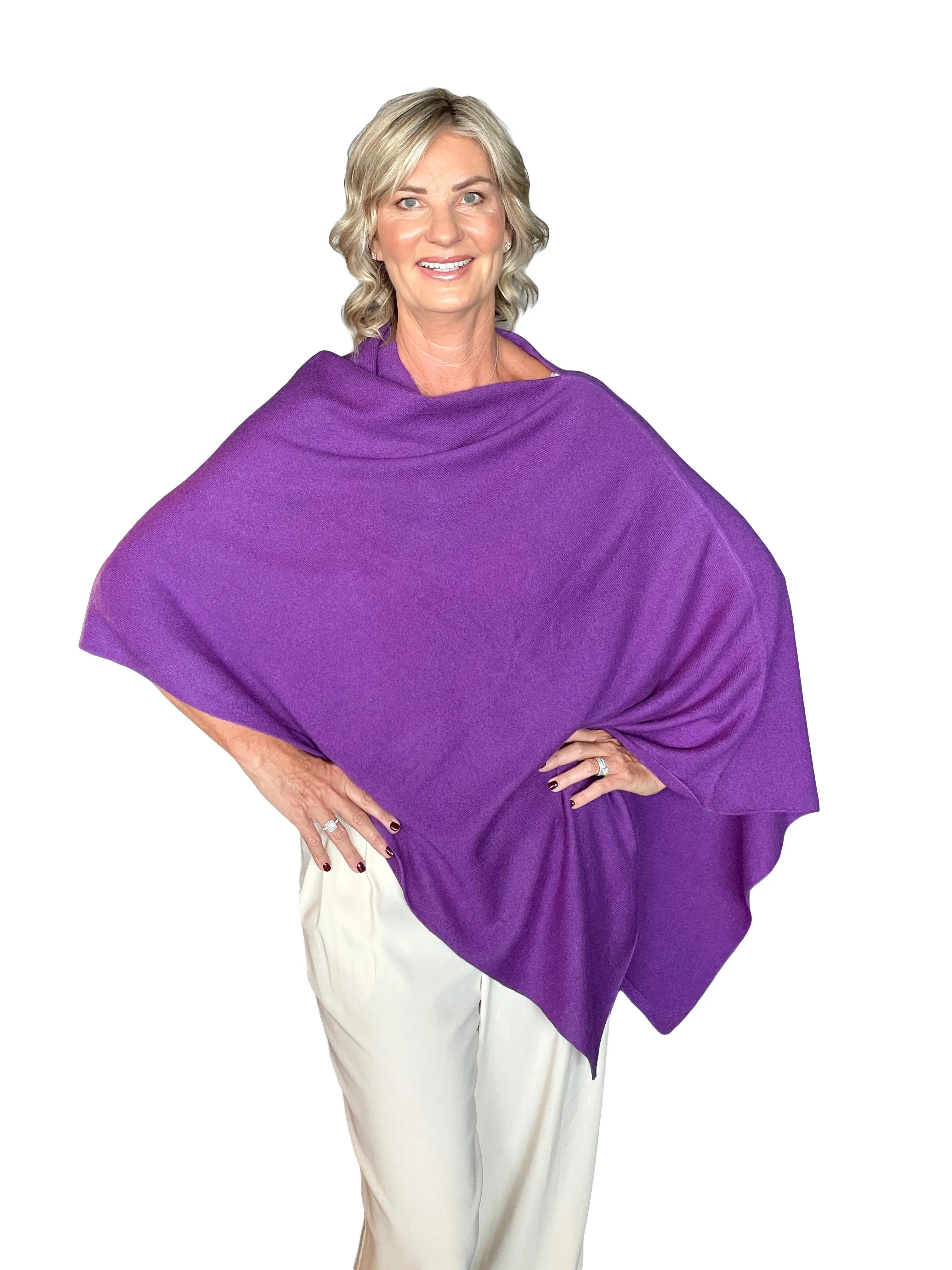 Kasmiri - Cashmere Poncho