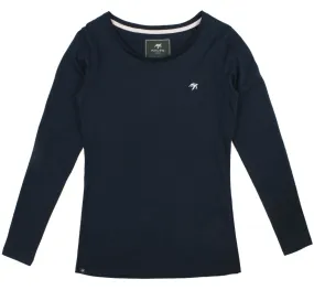 Ladies Long Sleeved T-Shirt - navy