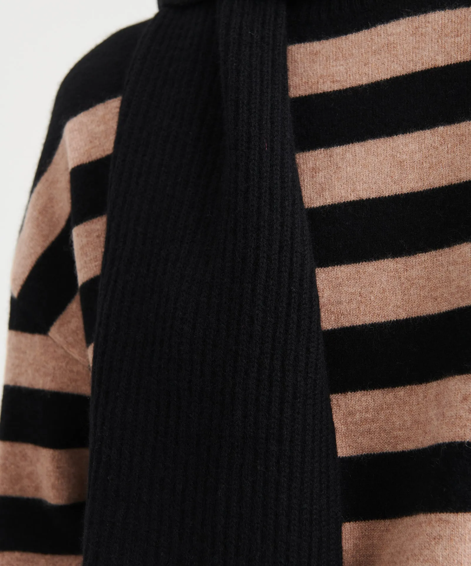 Luxe Cashmere Ribbed Scarf