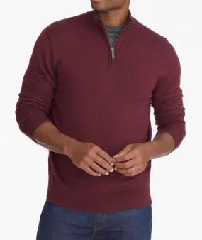 Merino Wool Quarter Zip Sweater