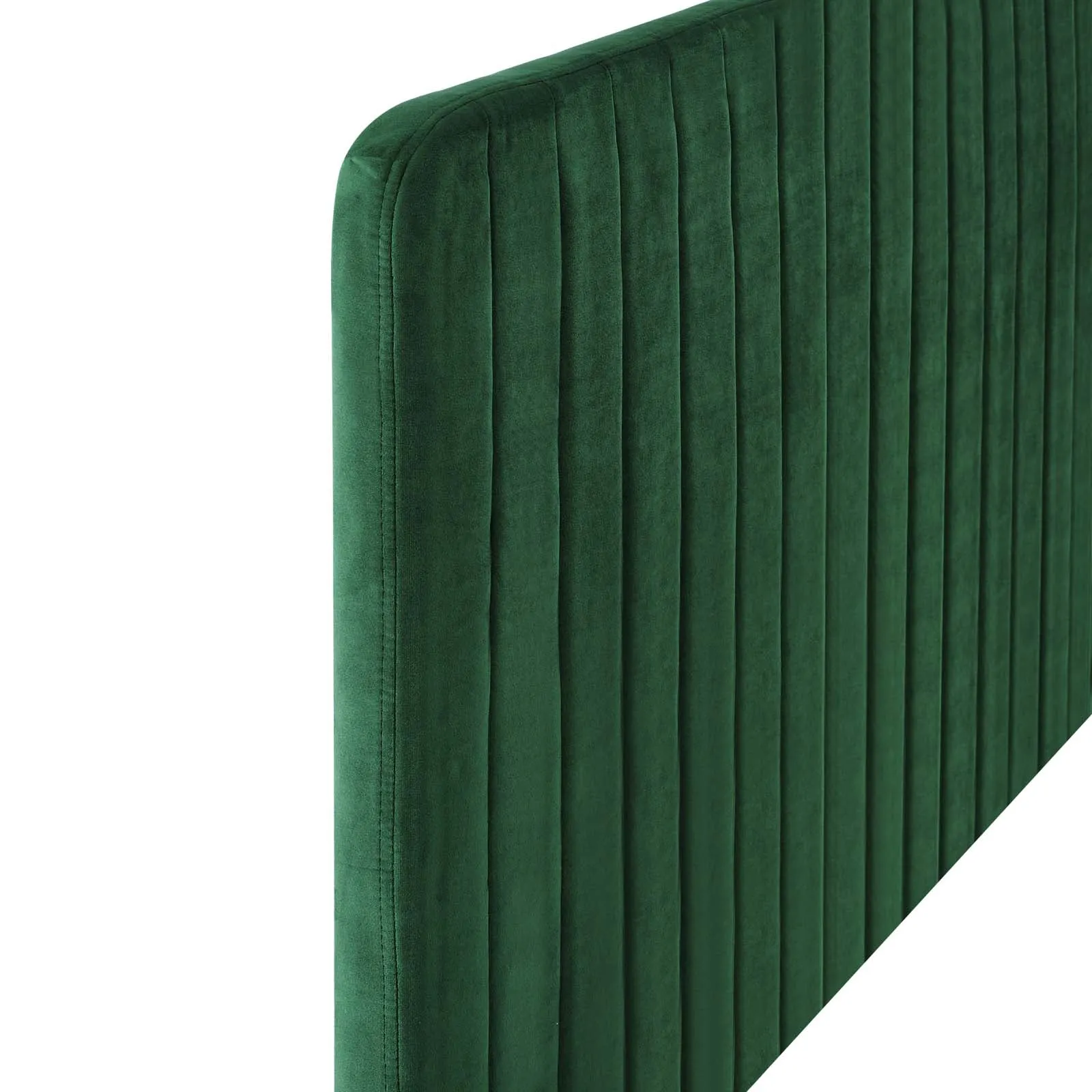 Milenna Channel Tufted Performance Velvet Headboard