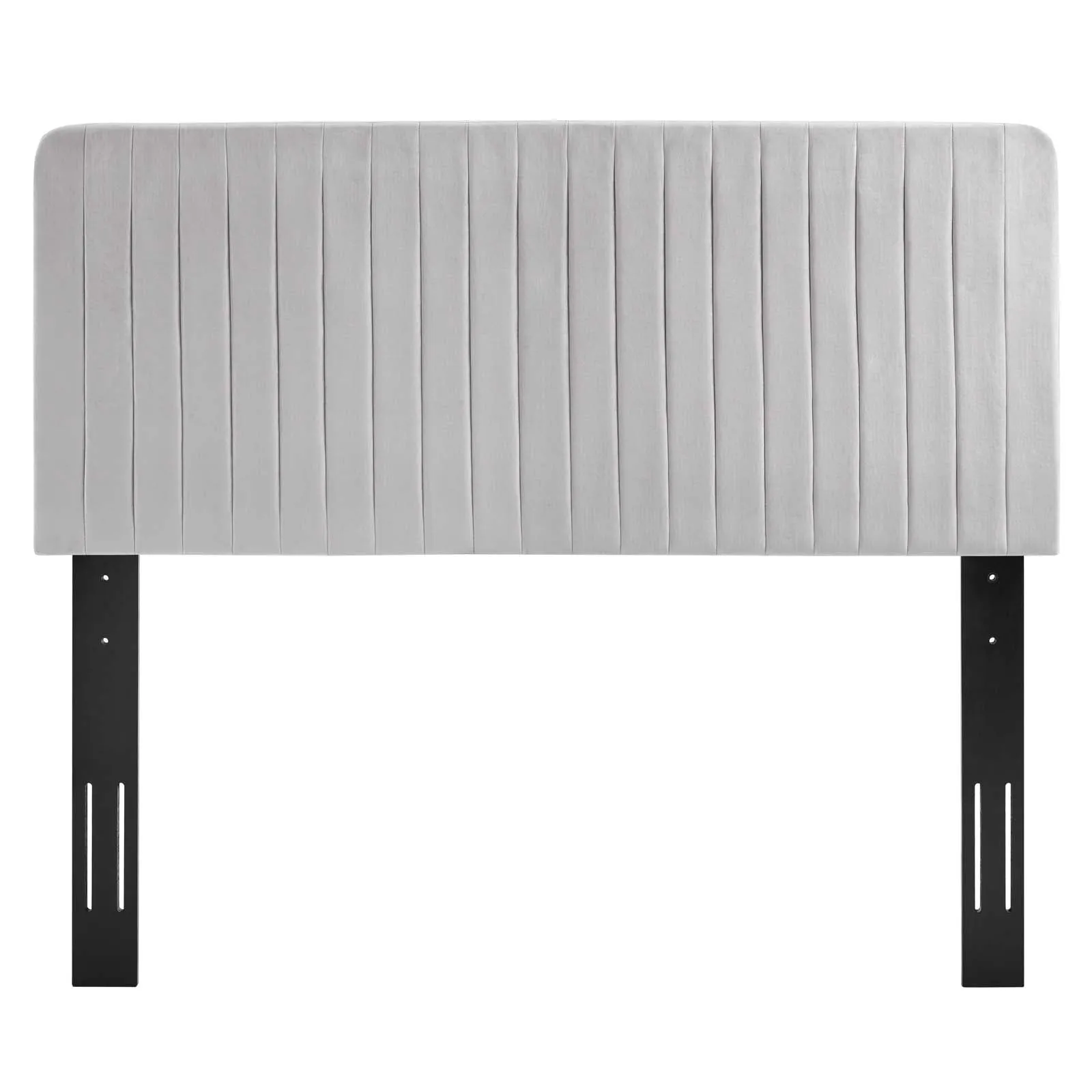 Milenna Channel Tufted Performance Velvet Headboard