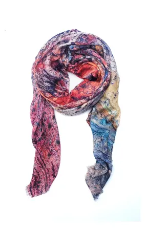 Modal & Cashmere Scarf - Layers of Time