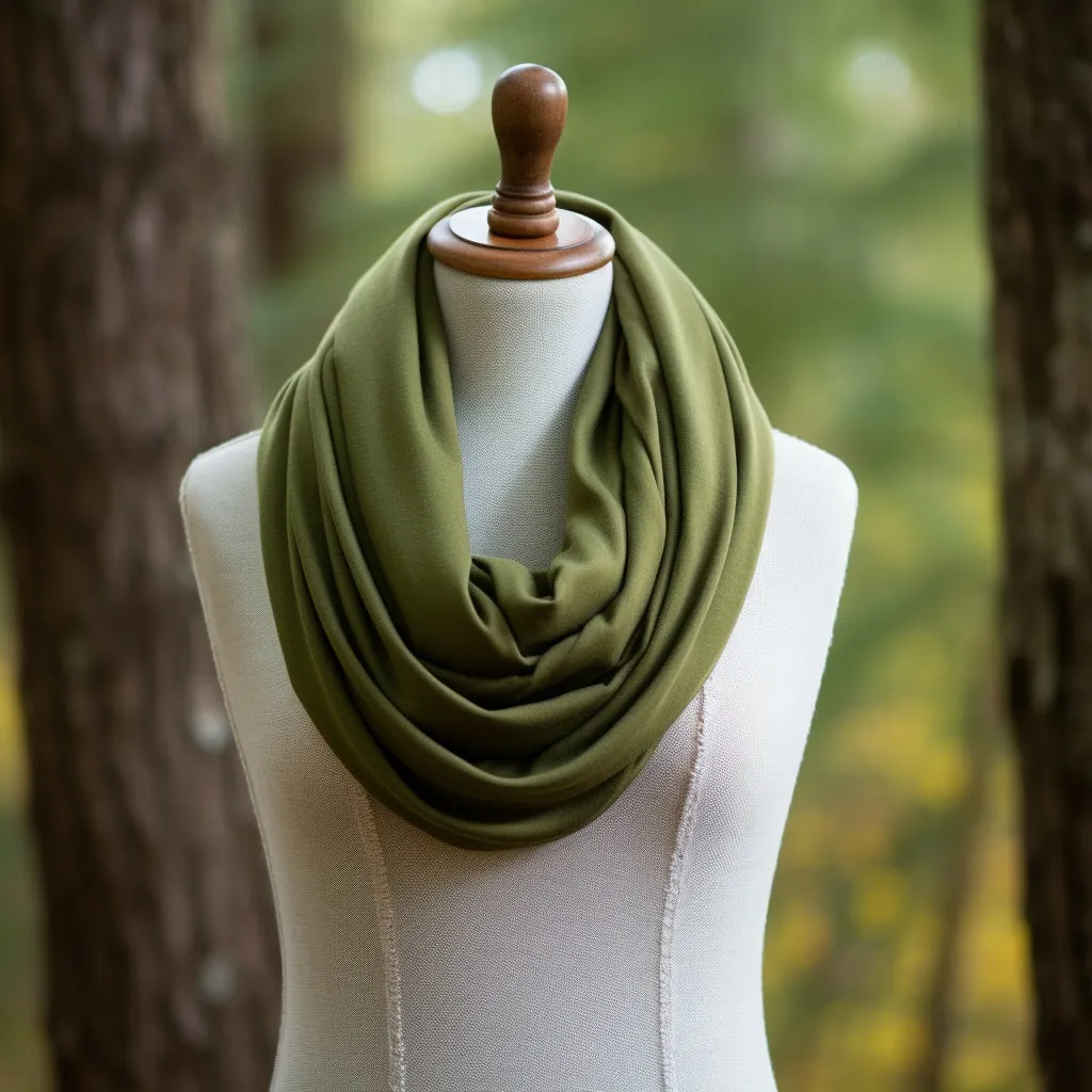 Oversized Merino Wool Infinity Scarf | 8 Colors