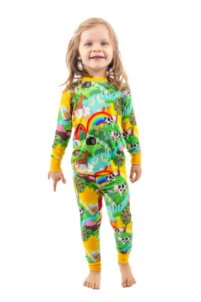 Pajamas - Two Piece Long Sleeved (Farmyard Friends)