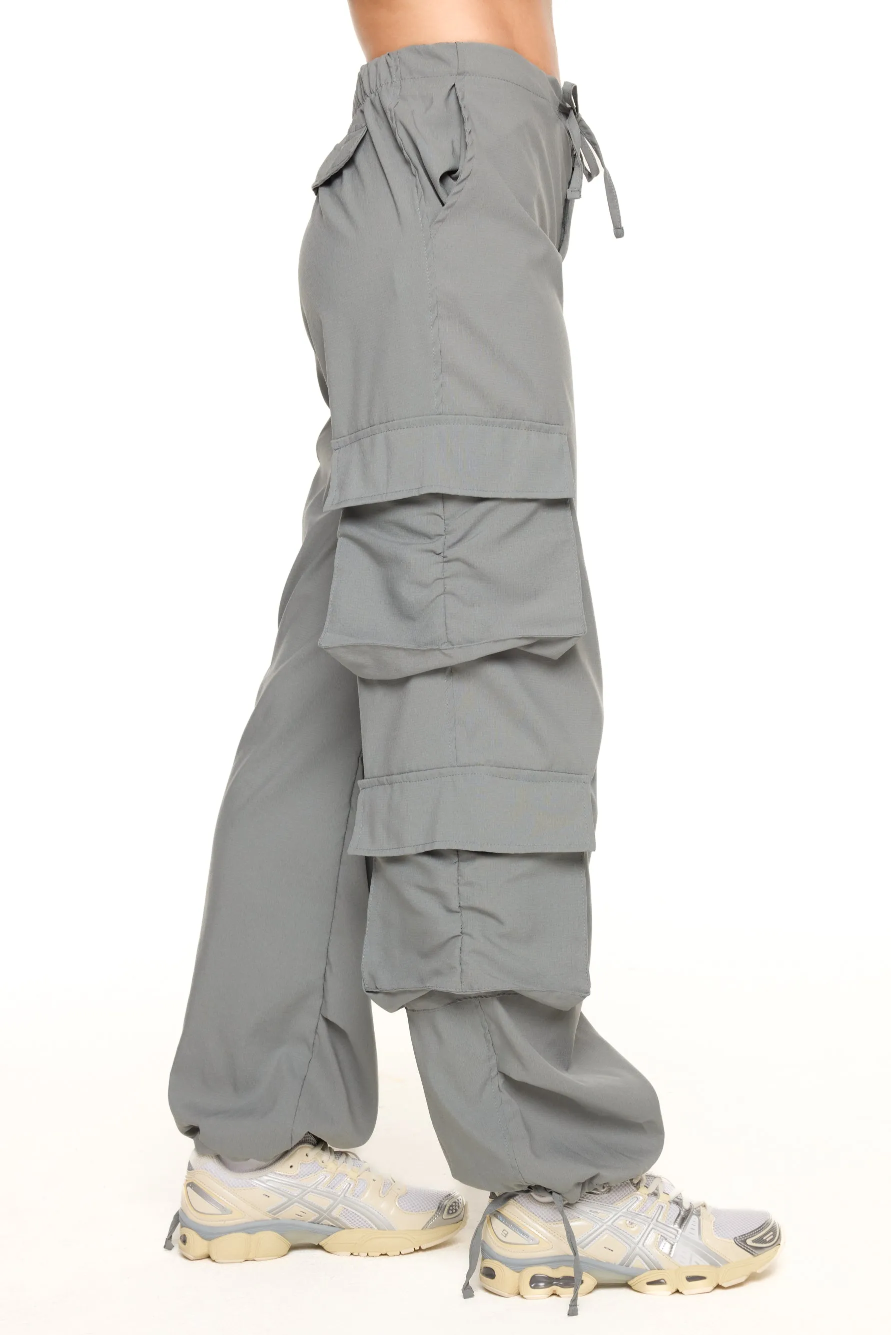 Parachute Pants - Light Grey