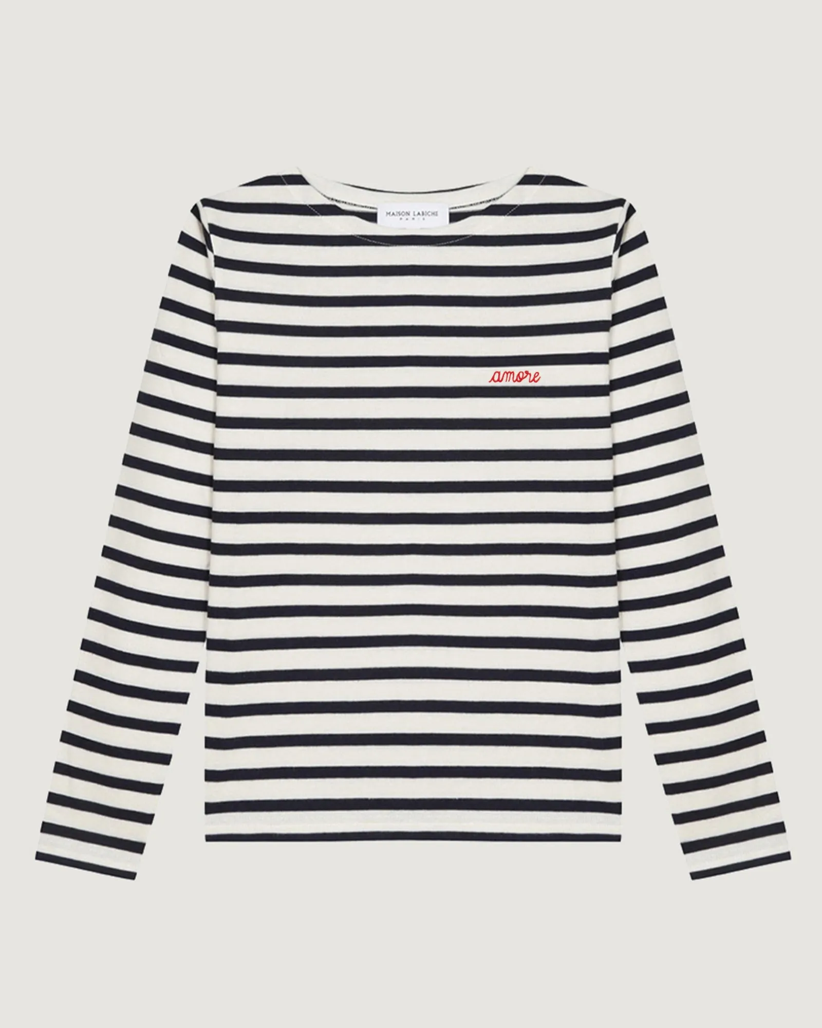 Personalizable Womens Long sleeved colombier sailor shirt