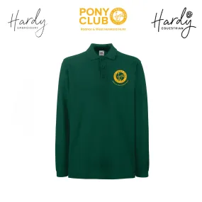 Radnor And West Hereford Pony Club Adult Long Sleeved Polo Shirt