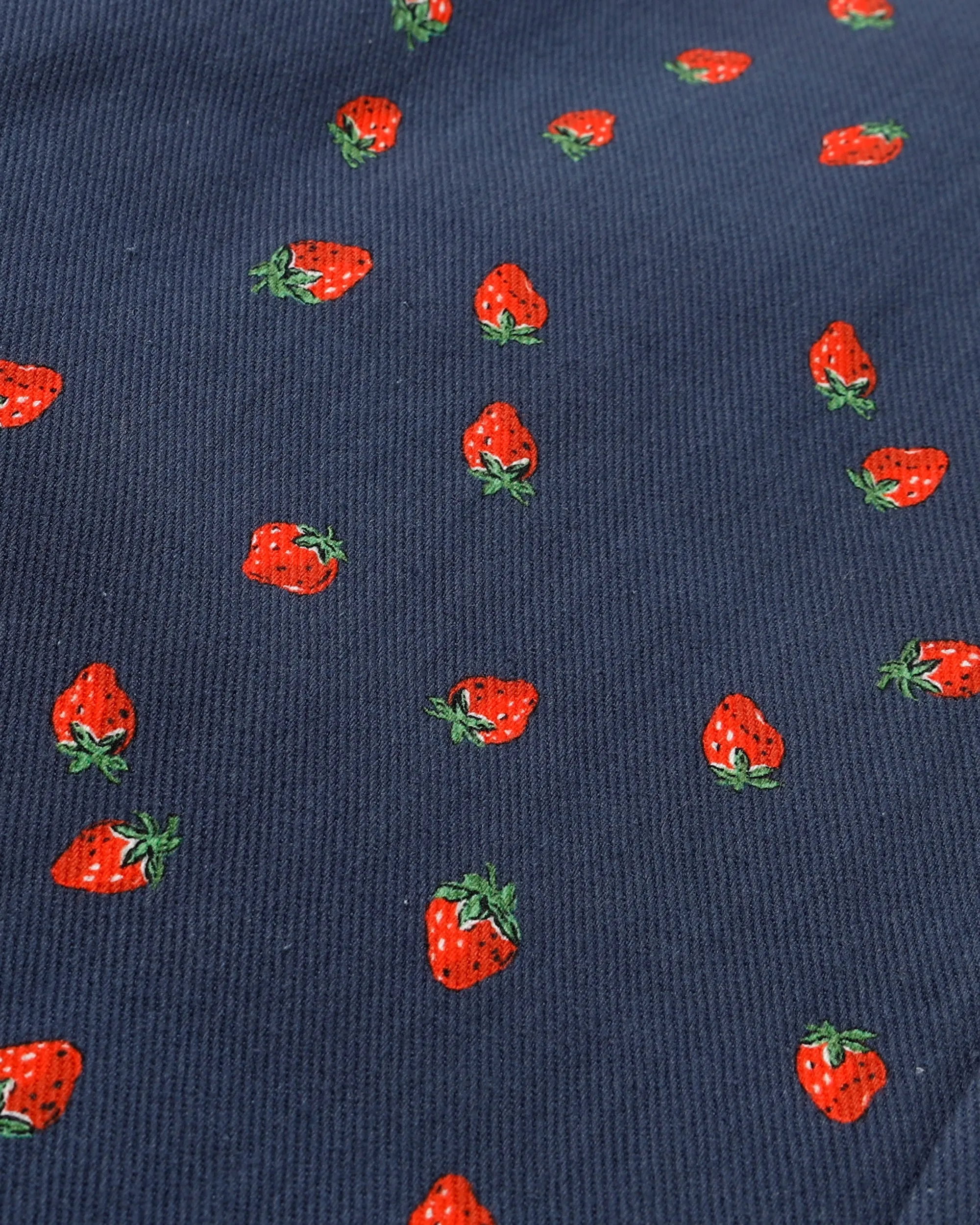 Strawberry denim pants (Navy)